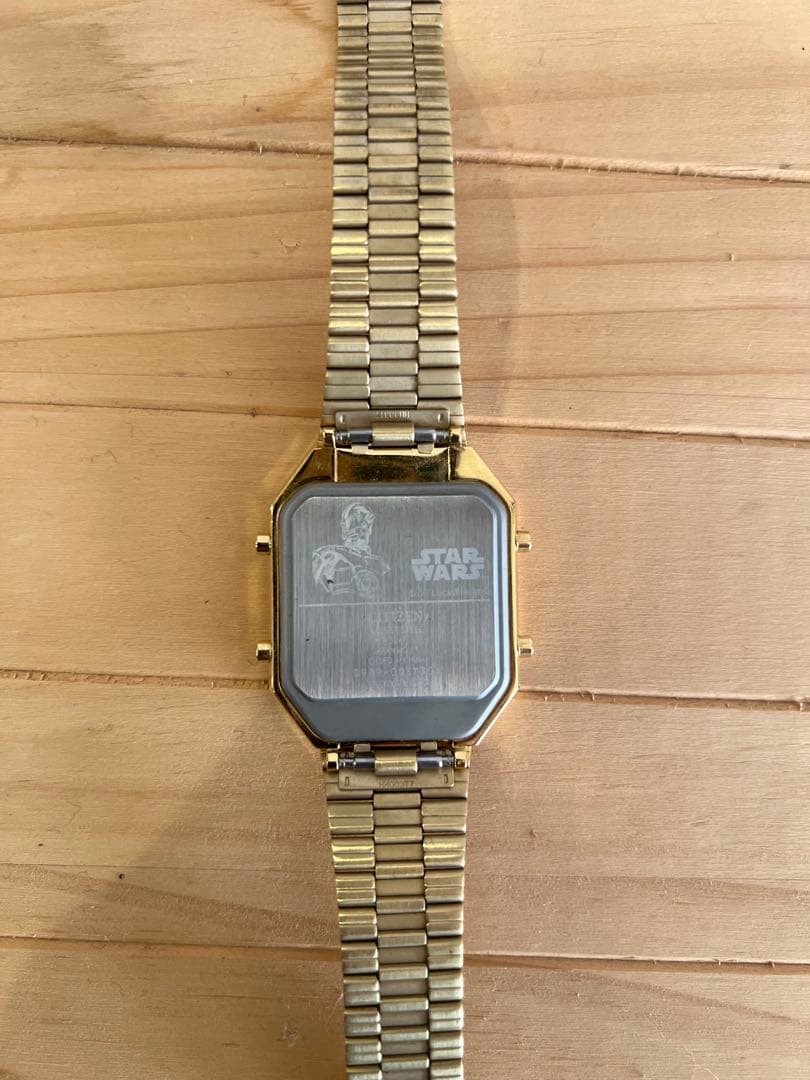 シチズン STAR WARS ゴールド デジタル腕時計