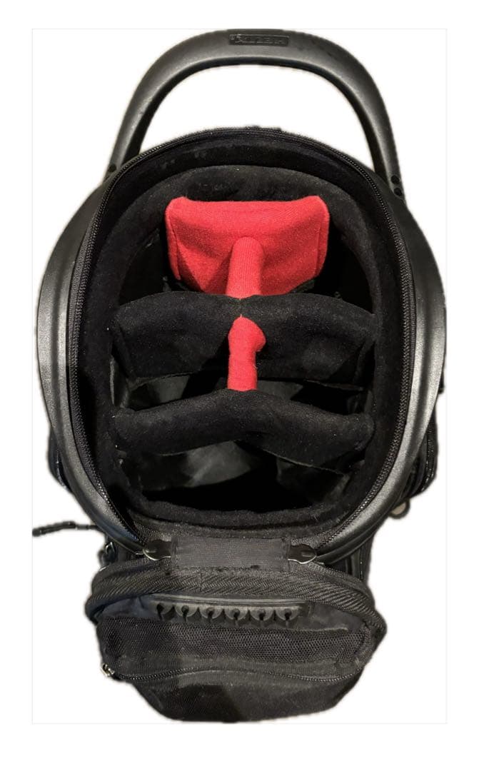 専用　HELIX キャディバッグ 4輪キャスター式 旅行用