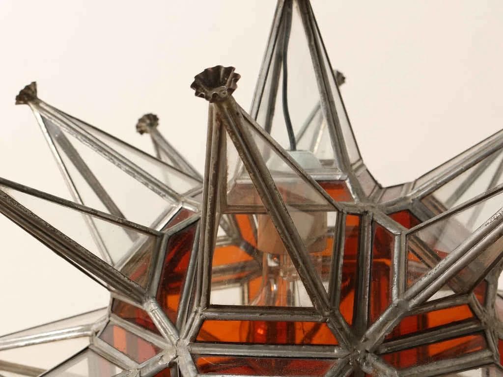 スペイン～★大型 スター ペンダントライト 激レア 希少品／50年代ヴィンテージ