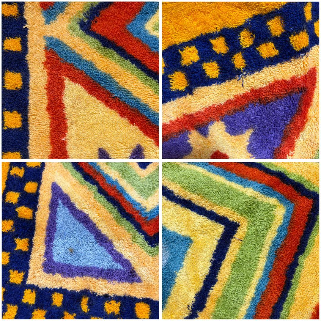 ⭐️良品⭐️ エルメス ビーチタオル 幾何学模様 バスタオル マット