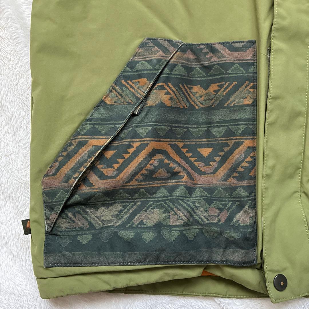 BURTON キッズXL 160 ジャケット スノーウェア スキー グリーン