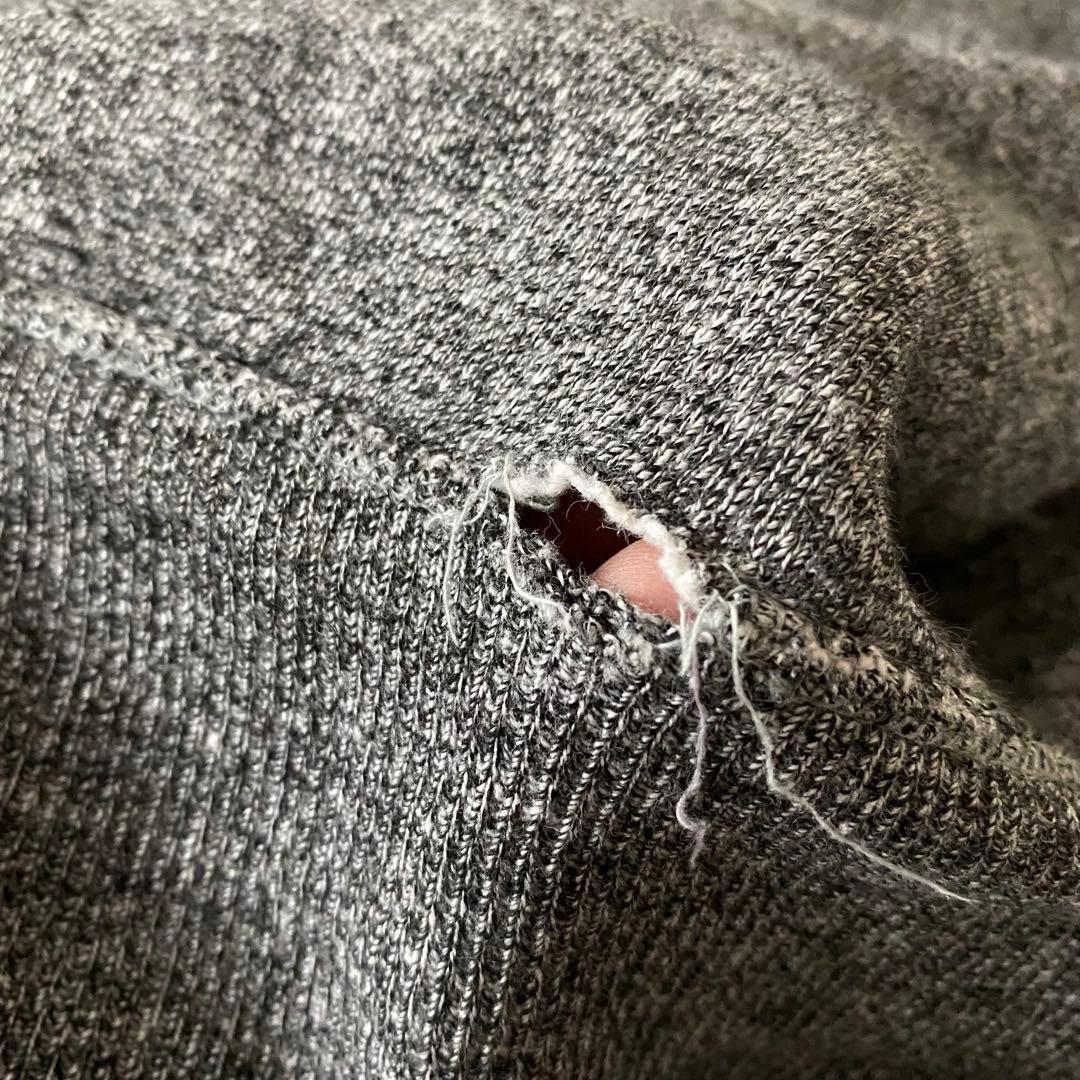 60s ビンテージ Windsor Wear スウェット 黒 ごま塩 50s 幻