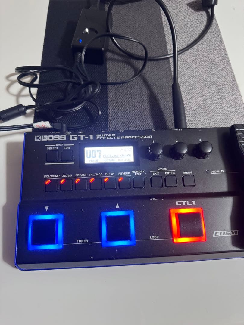 「BOSS GT-1 マルチエフェクター 純正AC付」