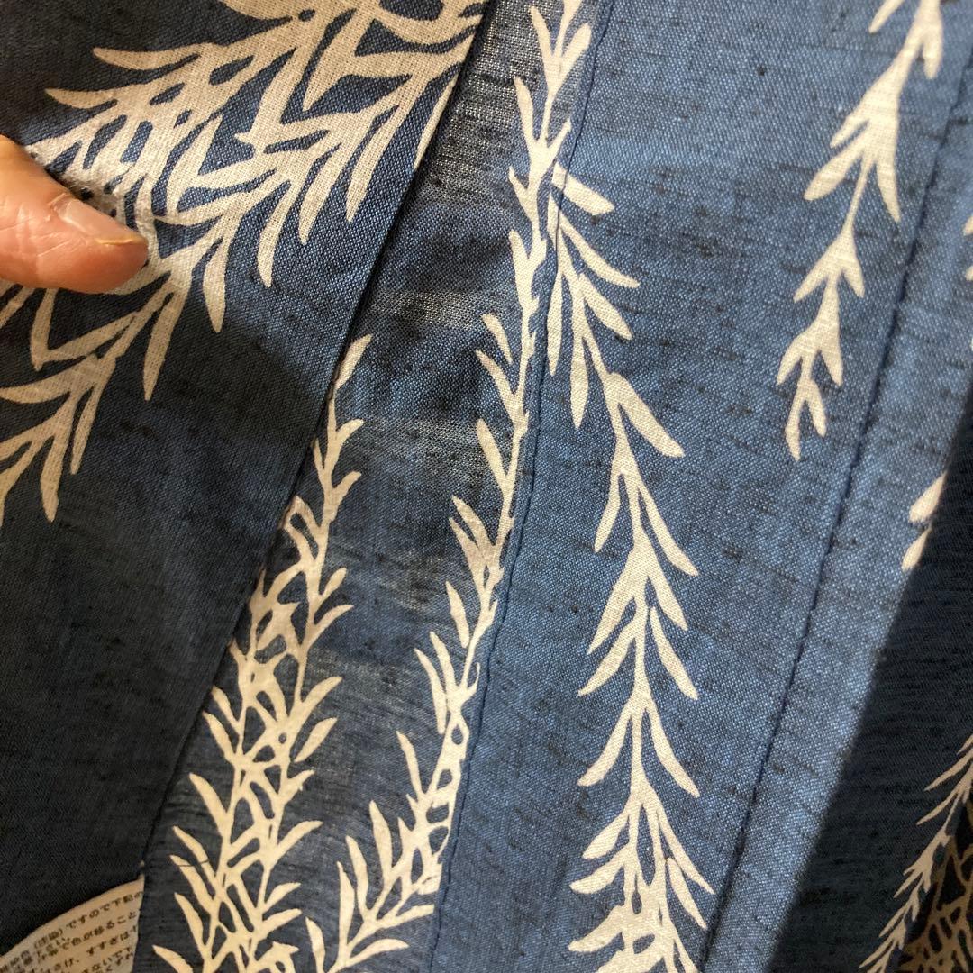 源氏物語　綿紬　浴衣　夏着物　洗える着物　木綿着物　大人の浴衣　おまけ付き