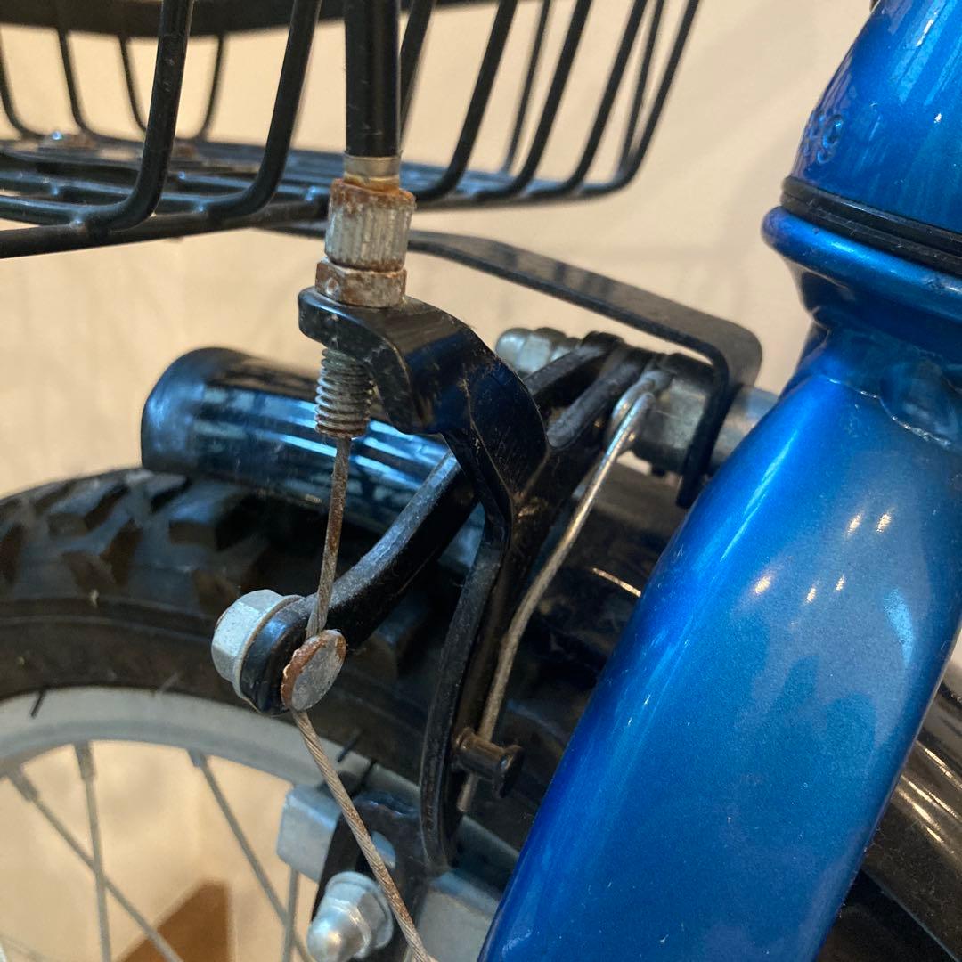 【引取限定】Jeep 子供用自転車 青色 補助輪付き 16インチ