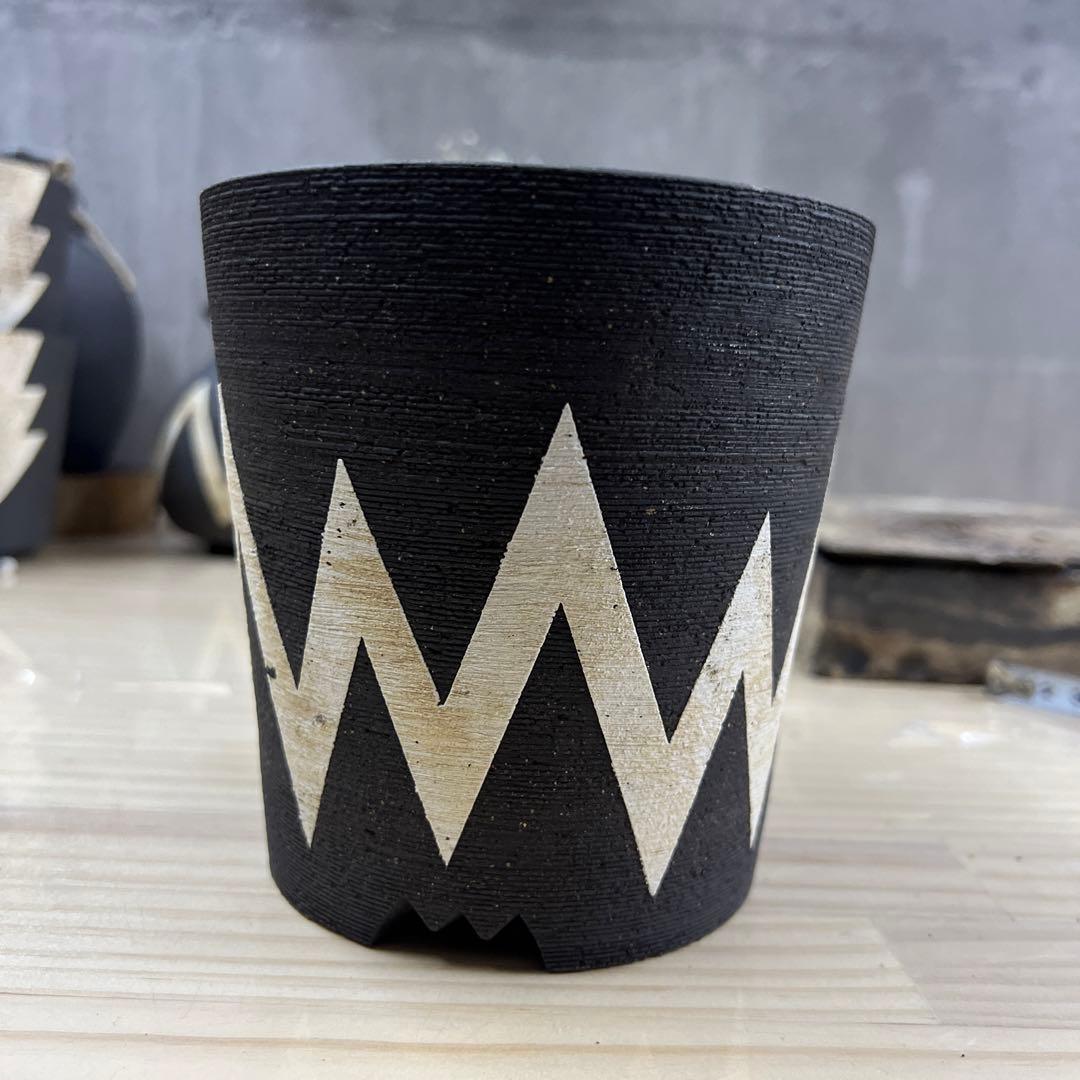 ノイズ 樣手作植木鉢 Mサイズ 2点検（ 塊根植物 グラキリス パキプス