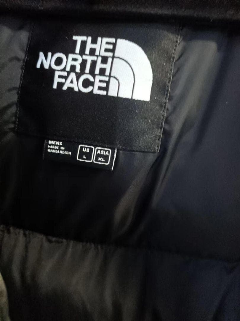 【美品】XL ノースフェイス　ヌプシ　 メンズ 黒　700fill
