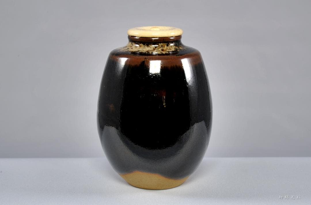 桶谷定一 肩衝 茶入 共箱 茶道具