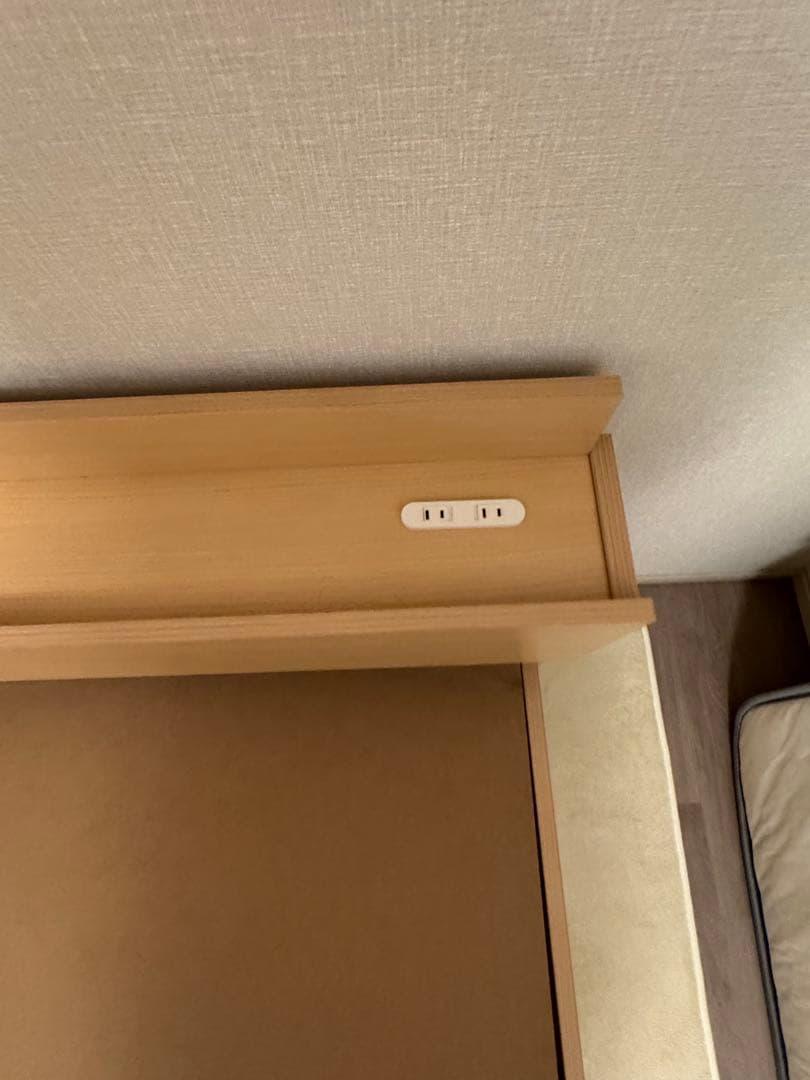 【おかめ】【美品】ニトリ ダブルベッドフレーム 収納付き