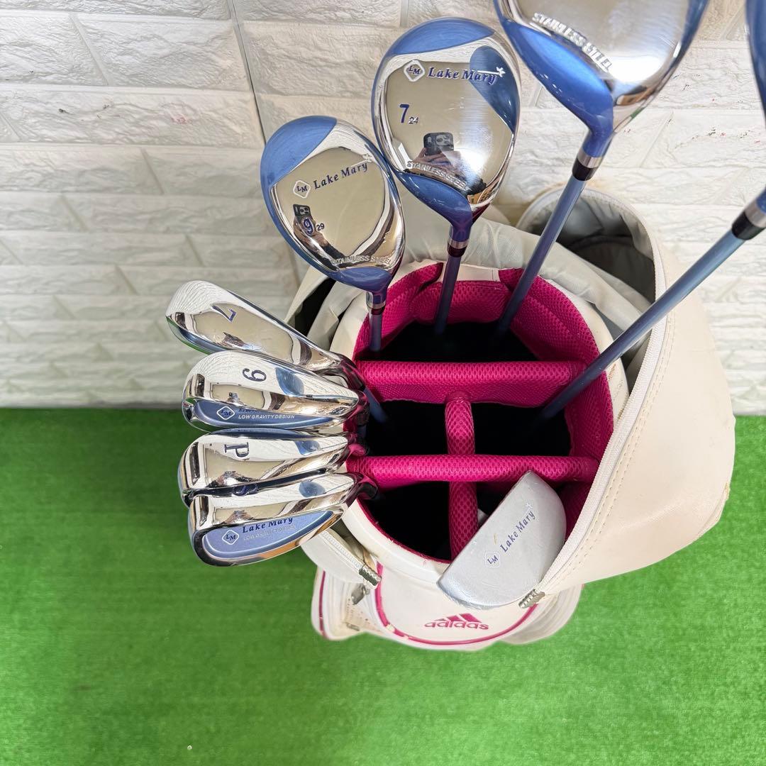 ゴルフセット　初心者応援　Lake Mary レディース　ラウンドok すぐ使用