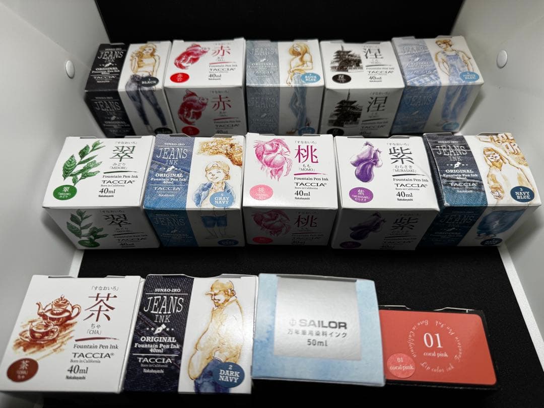 万年筆インク 23本まとめ売り　TACCIA セーラー万年筆コラボ