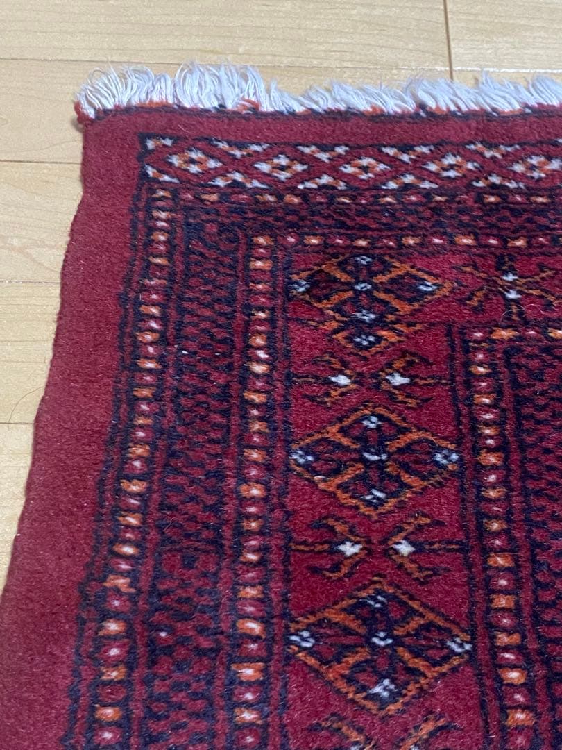 トライバルラグ　ヴィンテージラグ　ペルシャ絨毯　124cm×78cm