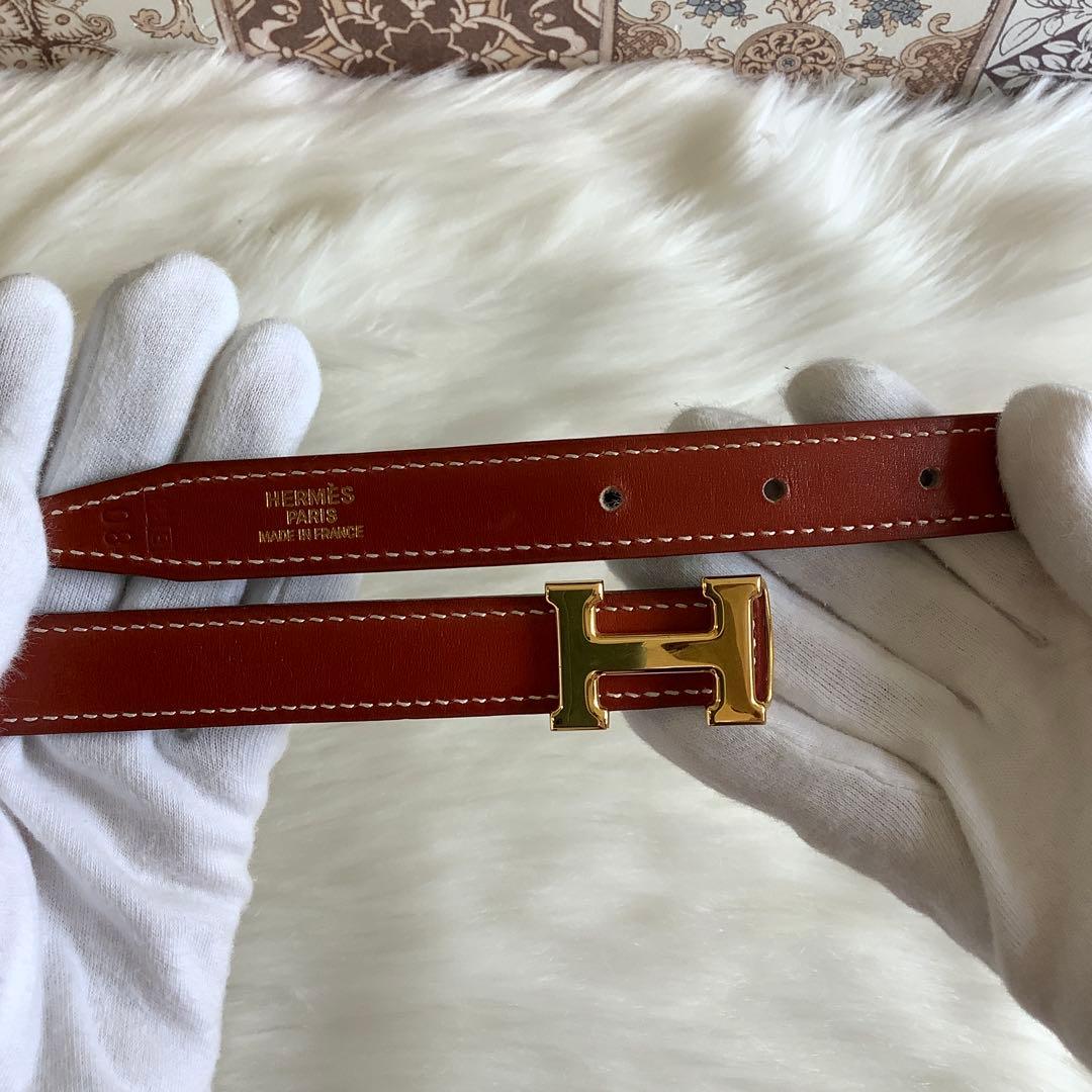エルメス コンスタンス Hバックル ベルト 美品 レザー リバーシブル 正規品