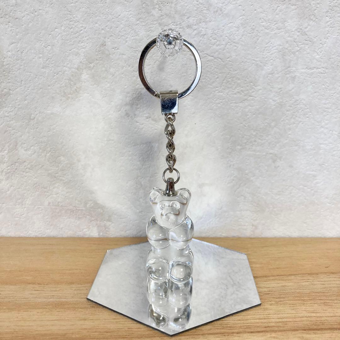 HARIBO　ハリボー　キーリング　ガラス　クリア　ゴールドベア　ドイツ