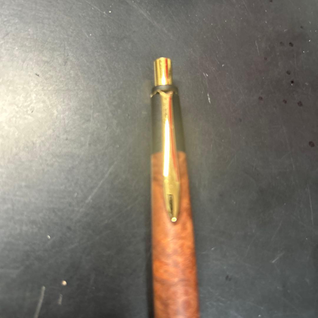 ボナンペン 本花梨瘤 真鍮金具 シャーペン