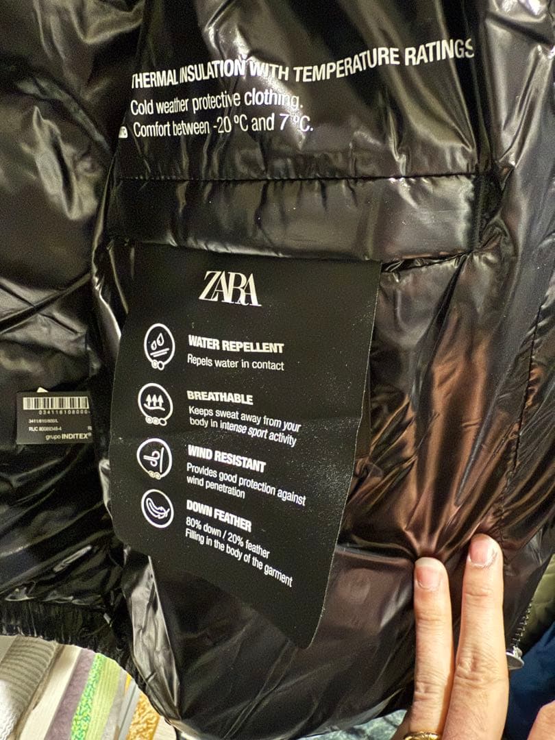 ZARAダウンジャケット Sサイズ　パファー