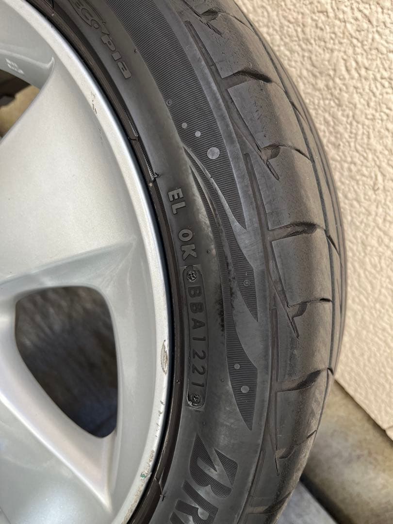 30後期 プリウス純正ホイル ブリヂストン PLAYS PXⅡ215/45R17