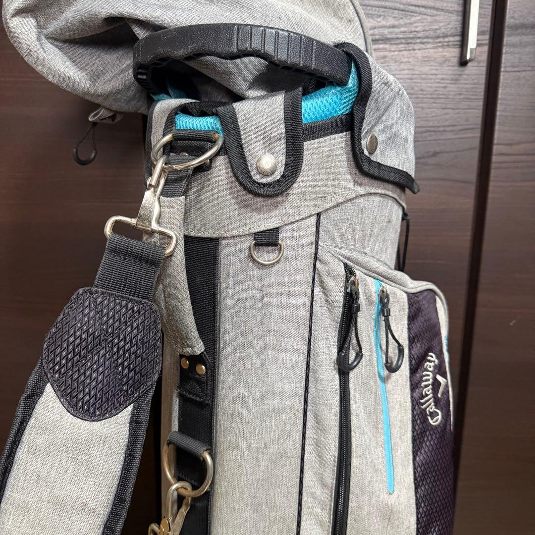 Callaway スタンド式キャディバッグ ゴルフバッグ グレー