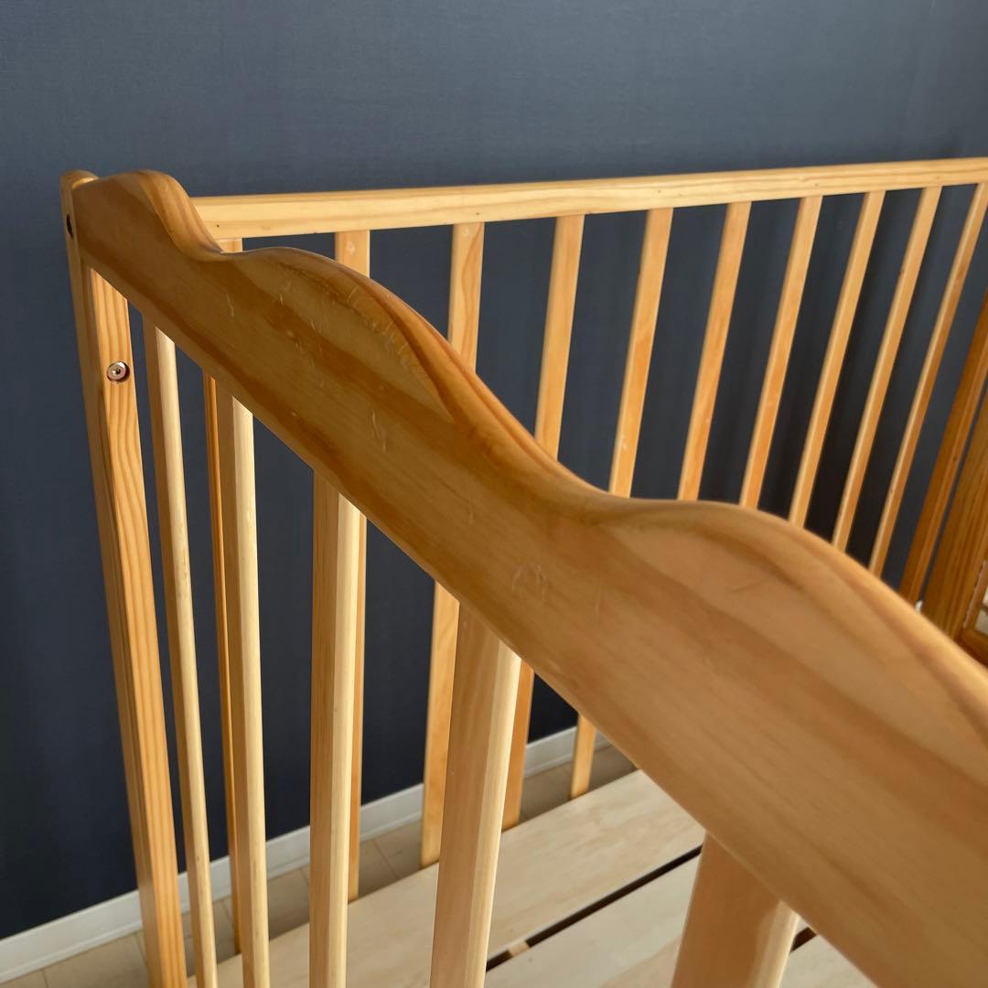 TSU様 大和屋　フラルWオープンすのこ　ベビーベッド