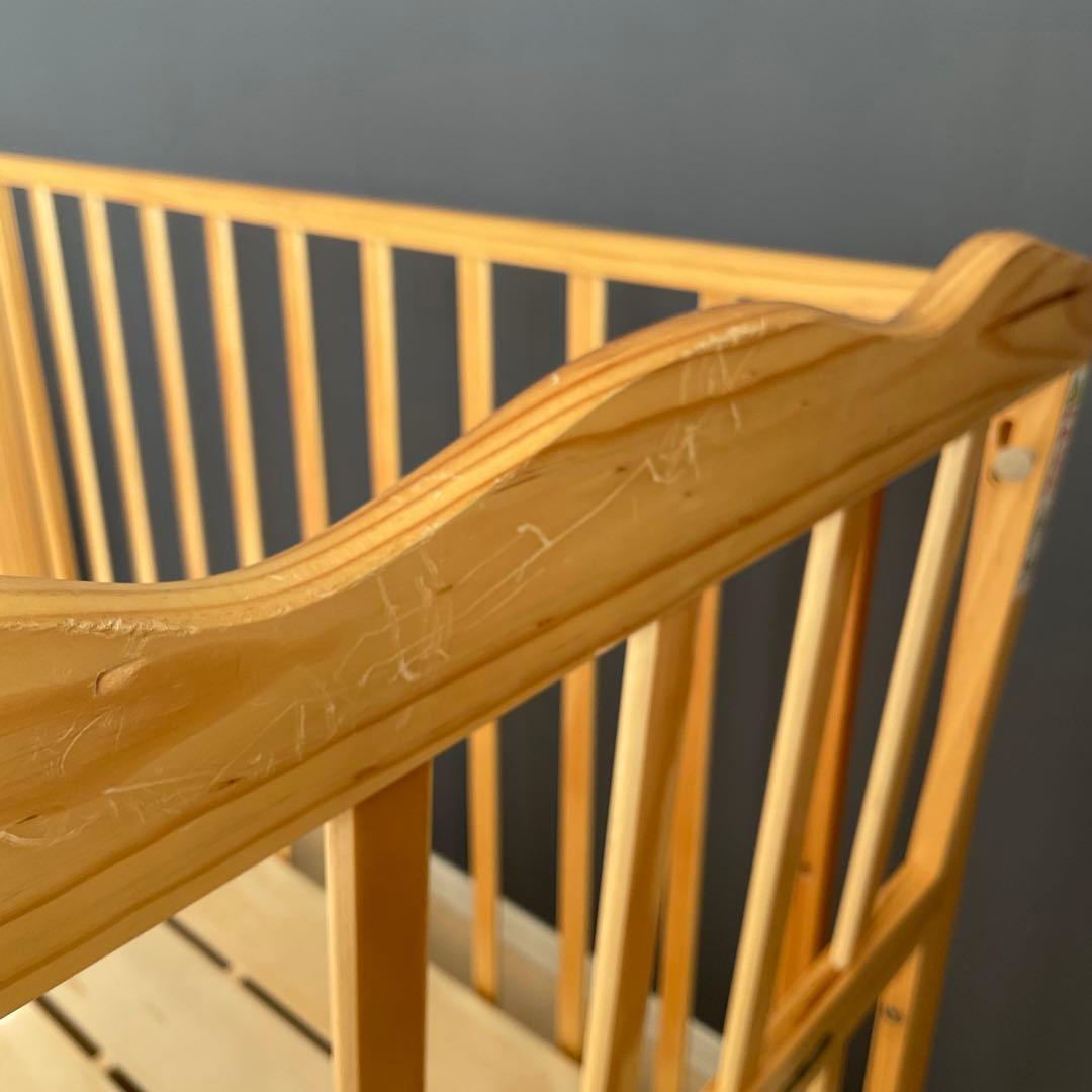 TSU様 大和屋　フラルWオープンすのこ　ベビーベッド