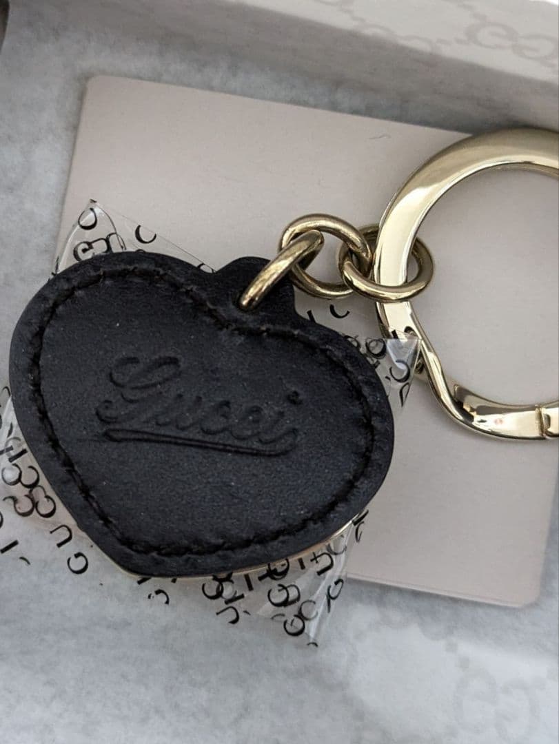 新品 GUCCI グッチ キーリング ハートチャーム