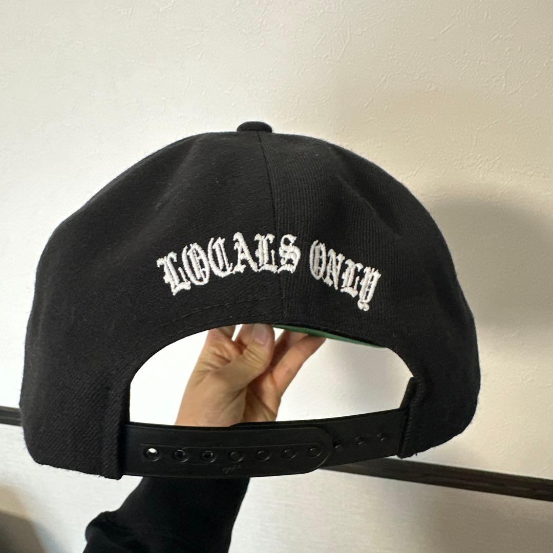 ローカルズオンリー locals only スナップバックキャップ ブラック