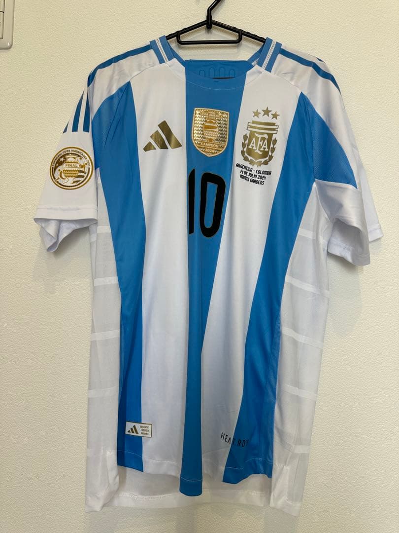 美品！アルゼンチン代表　メッシ　コパアメリカ決勝仕様　オーセンティック