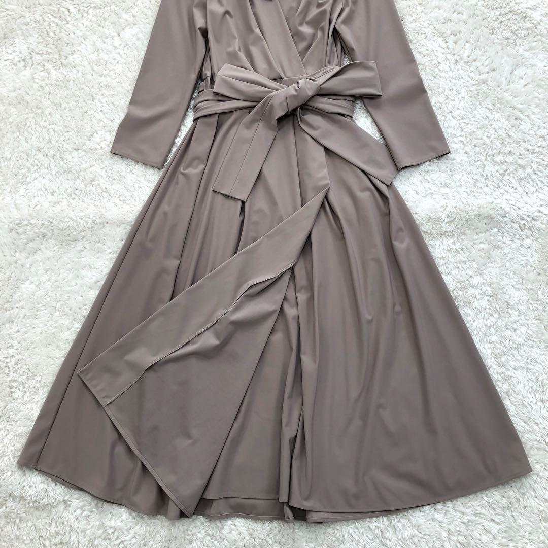 未使用品 CORCOVADO カシュクールワンピース S ベージュ