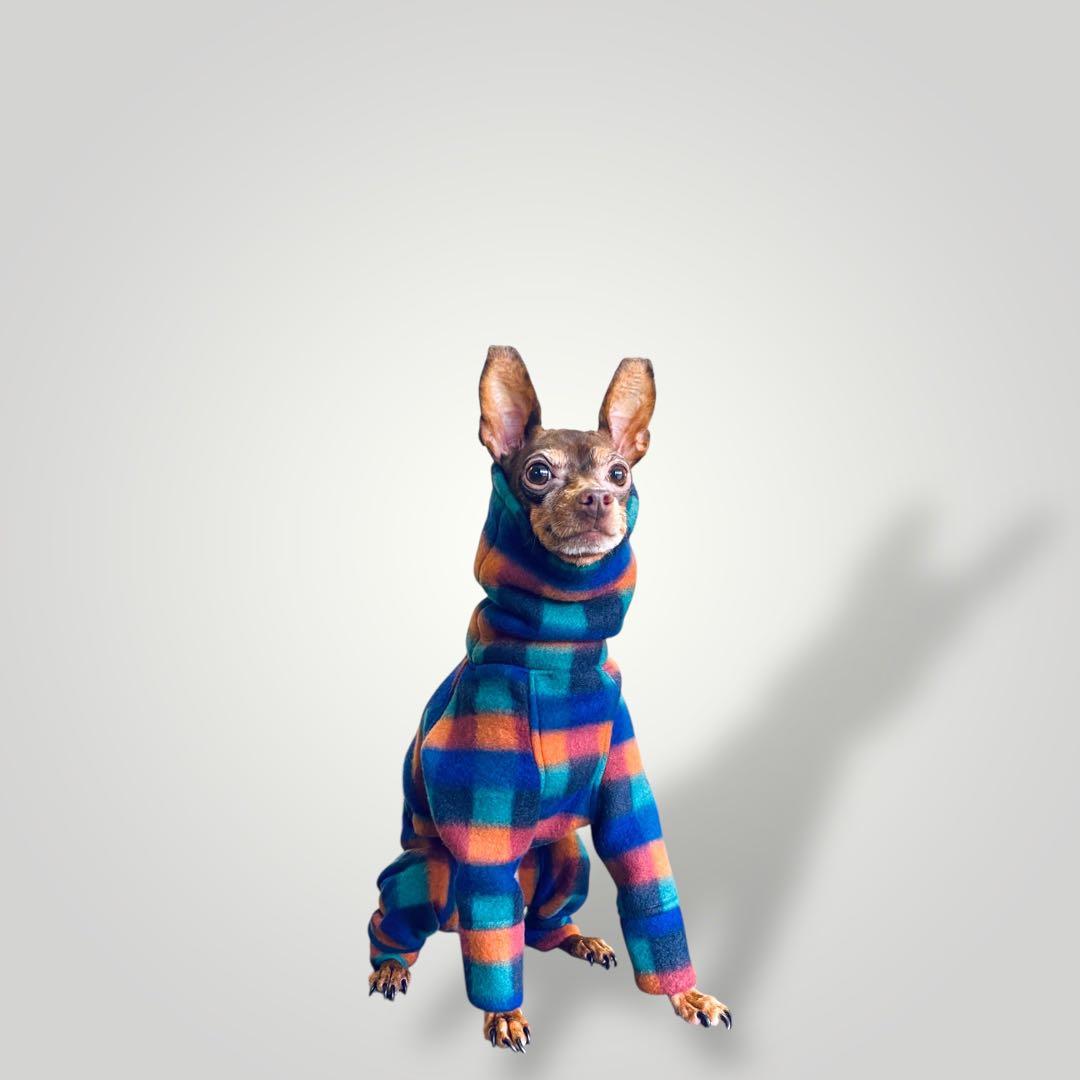 ㉑マルチカラーブロックフリース