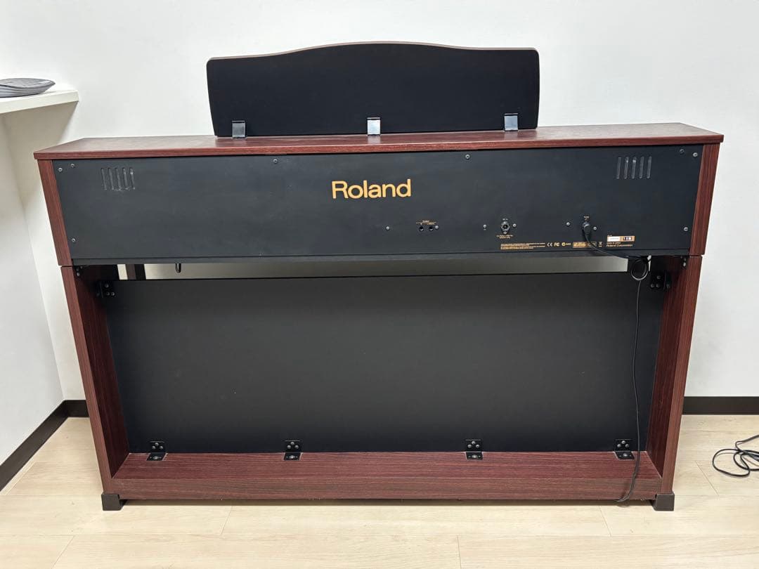 Roland HP505-GP 12年製電子ピアノ 椅子付　ブラウンマホガニー