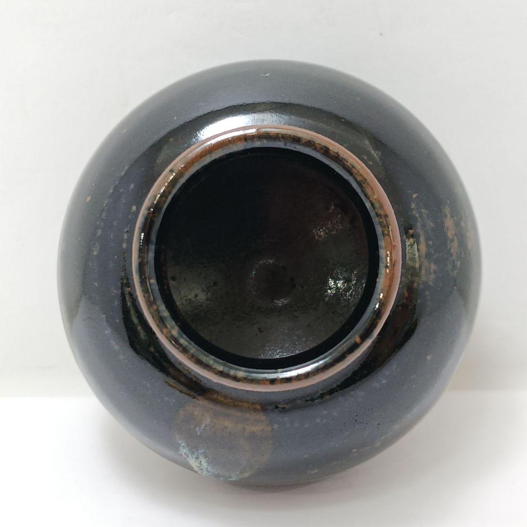 Y2904-5 茶道具 松本鐵山 大名物写 羽室文琳茶入 共箱・仕覆　#13