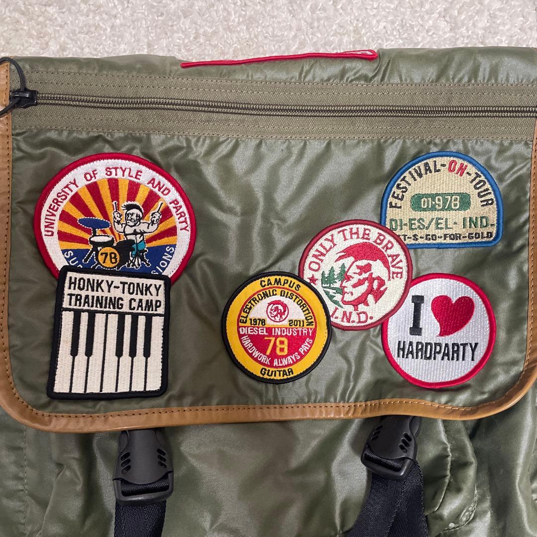 DIESEL オリーブグリーン ショルダーバッグ