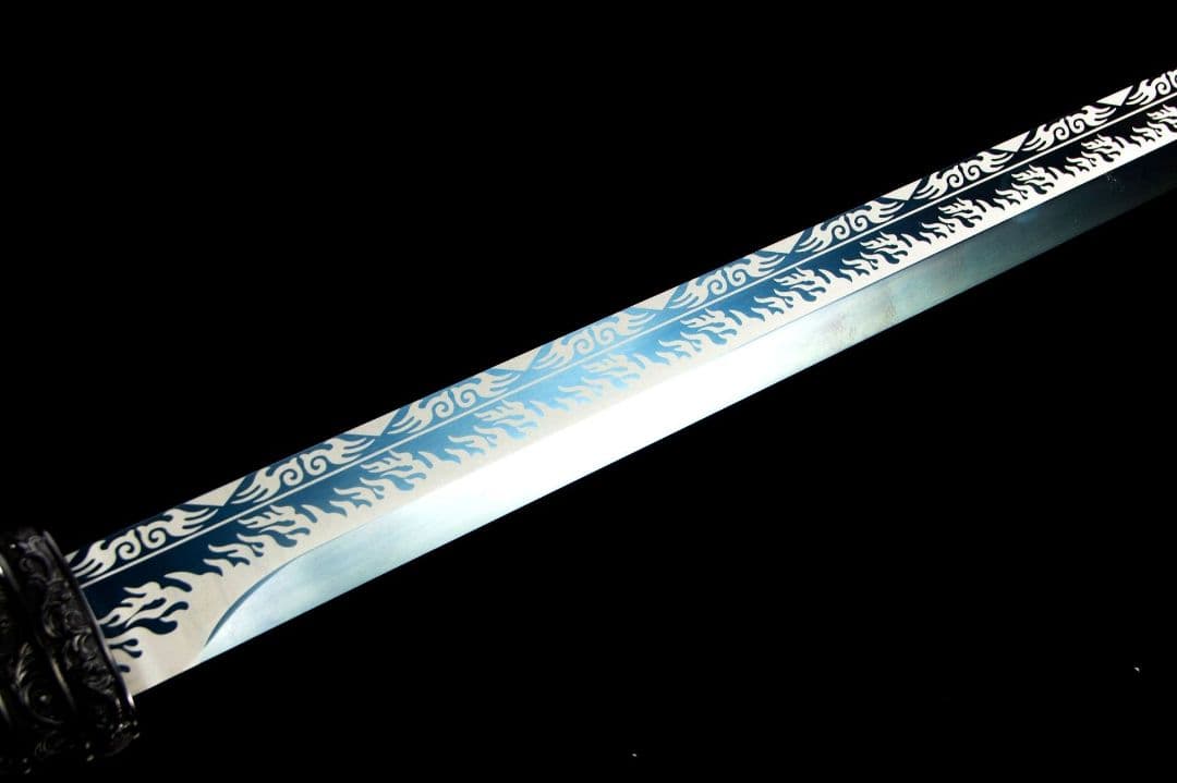 ライトニング唐横刀-高性能マンガン鋼  武具 刀装具 日本刀 唐剣  居合刀