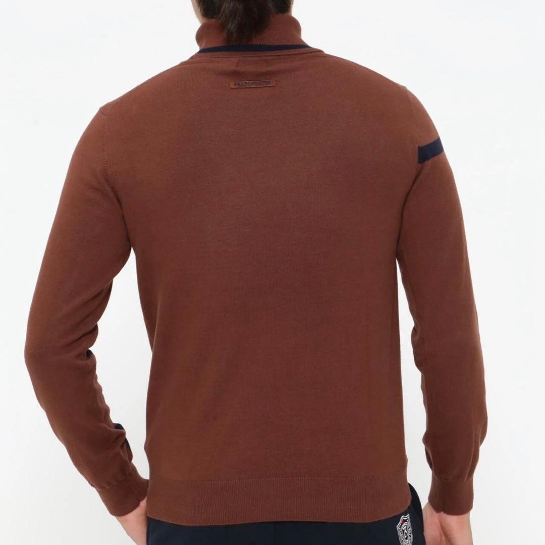 パーリーゲイツ☆新品 ソフトタッチハイネックニット プルオーバー レディースにも