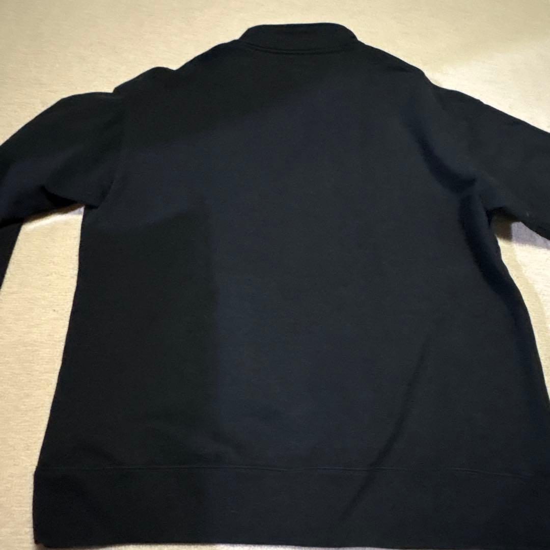 ロンハーマンハーフジップ スウェットトレーナー黒L