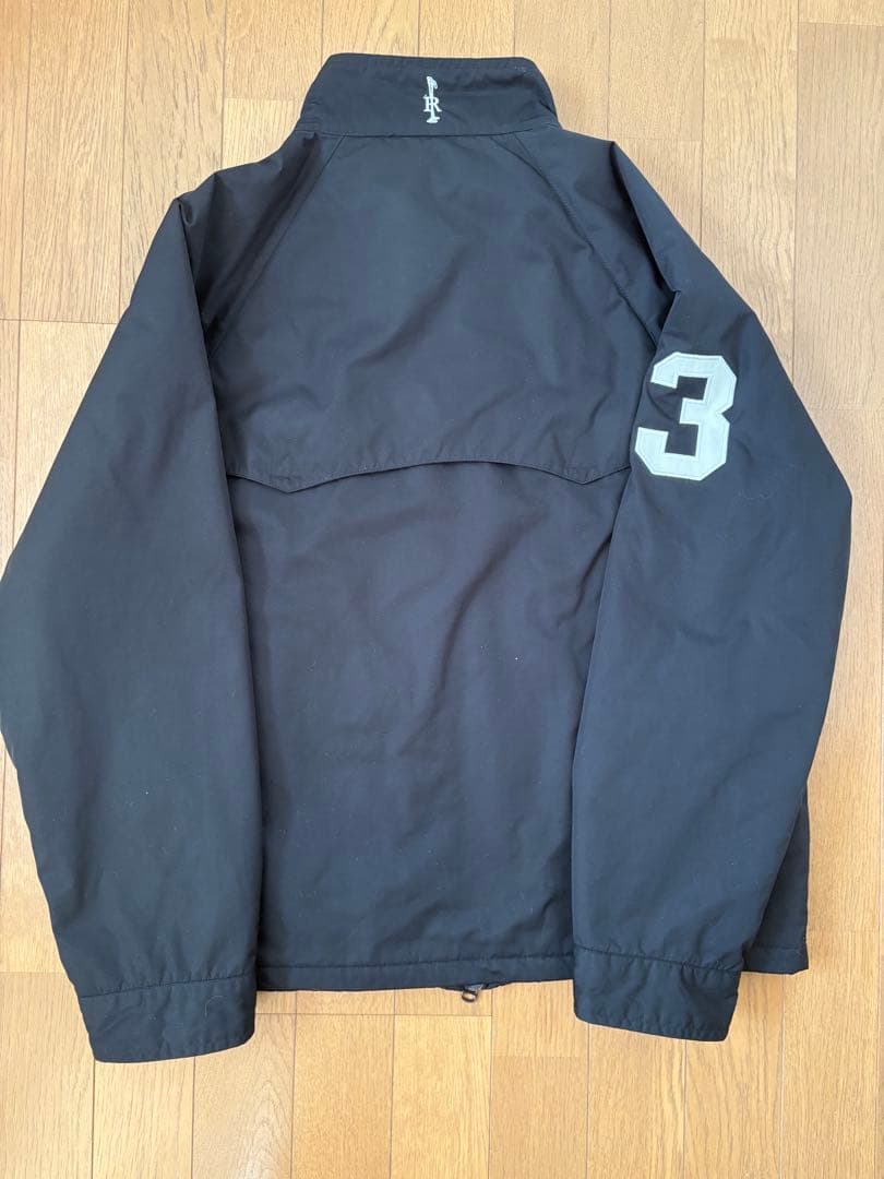 Polo by Ralph Lauren ブラックナイロンジャケットbigロゴM