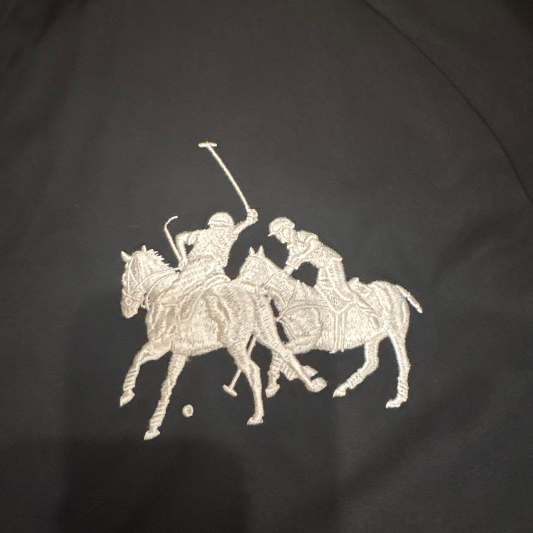 Polo by Ralph Lauren ブラックナイロンジャケットbigロゴM