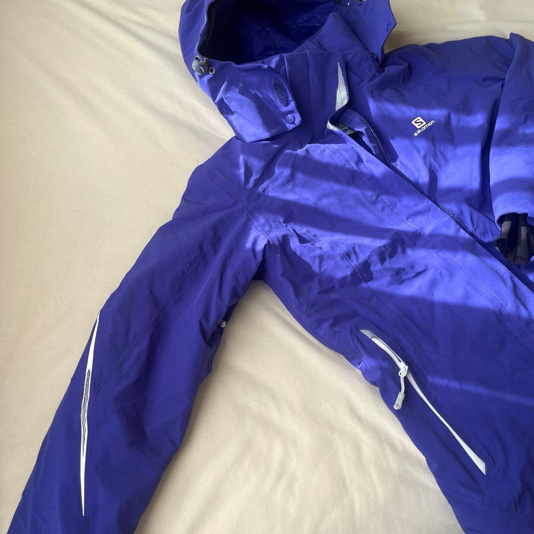Salomon 紫色 スキーウェア Mサイズ 美品