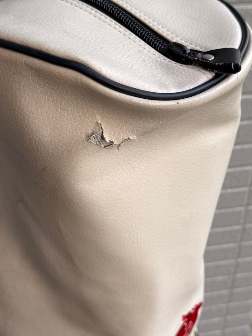 H*0様 パーリーゲイツ　キャディーバッグ　ホワイト