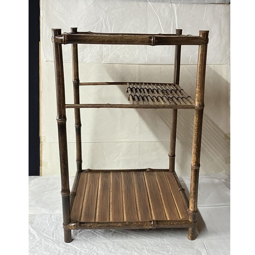 F1456 綾瀬棚 煎茶棚 紙箱入り 棚 茶棚 茶道具