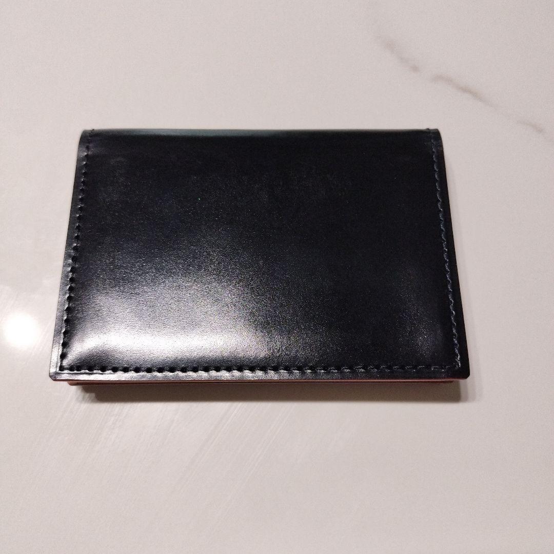 【GANZO】CORDOVAN 通しマチ名刺入れ