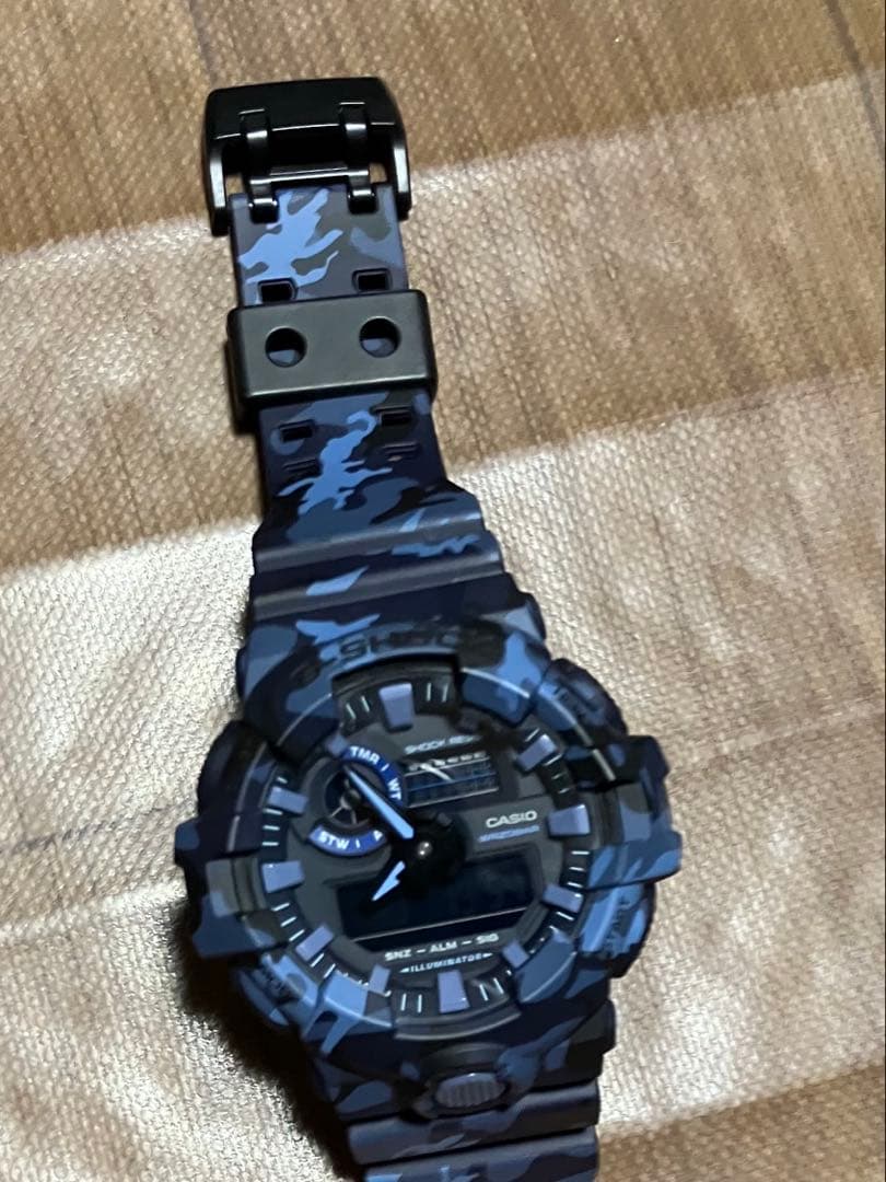 G-SHOCK GA-700CM-2AJF ブルー　カモフラージュ
