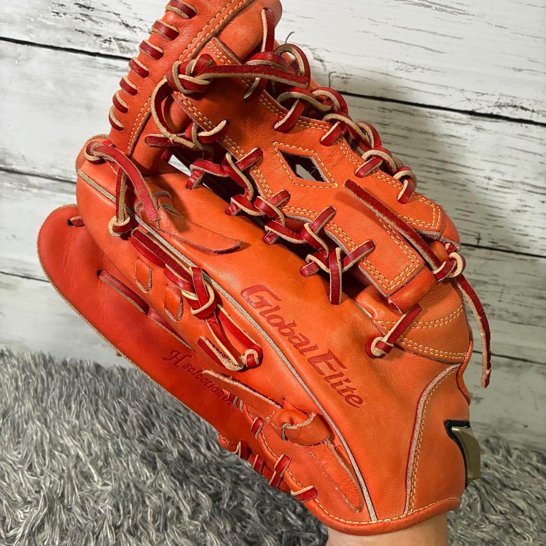 ミズノ グローバルエリート 外野手用 硬式グローブ Hセレクション01 左投げ