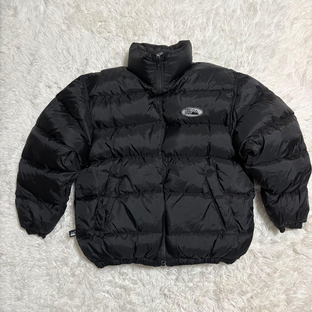 【美品】FIRSTDOWN ファーストダウン ダウンジャケット リバーシブル M
