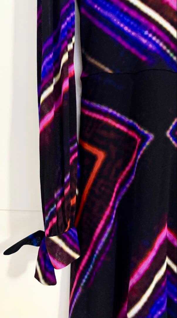 VIVIENNE TAM ヴィヴィアンタム パワーネット フレアワンピース