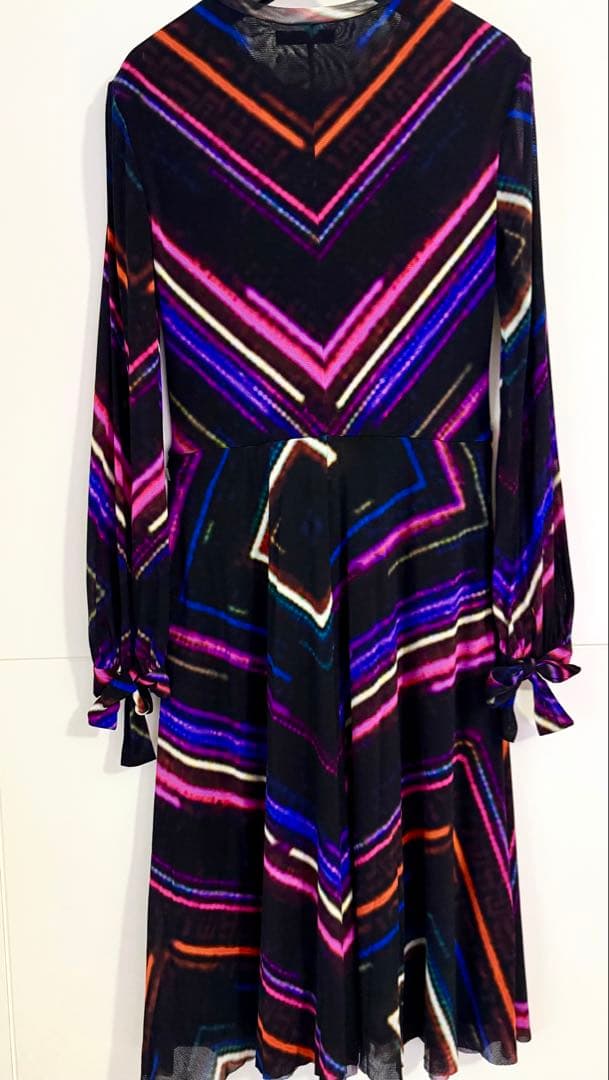 VIVIENNE TAM ヴィヴィアンタム パワーネット フレアワンピース