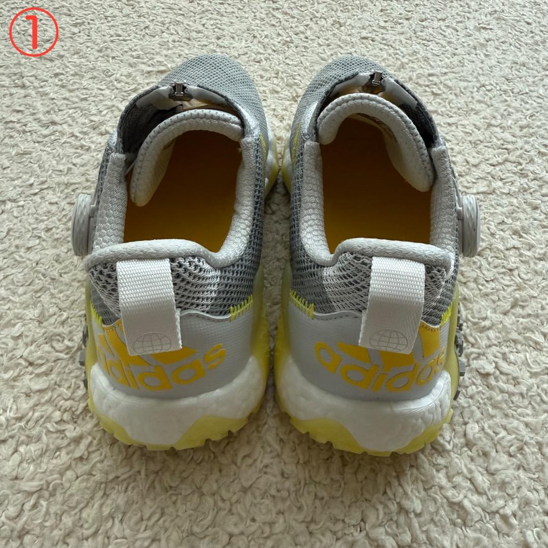 【中古】24cm 3足 ウィメンズ ゴルフシューズ アディダス コードカオス22