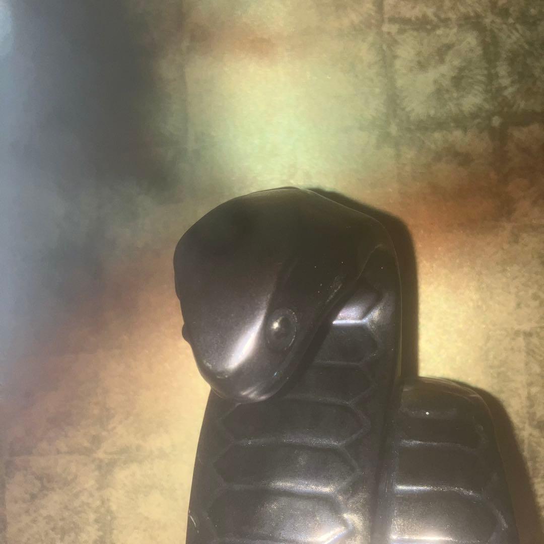 【特級呪物】尽きることのない金運の循環　蛇神様のオブジェ　縁起物　開運　幸運