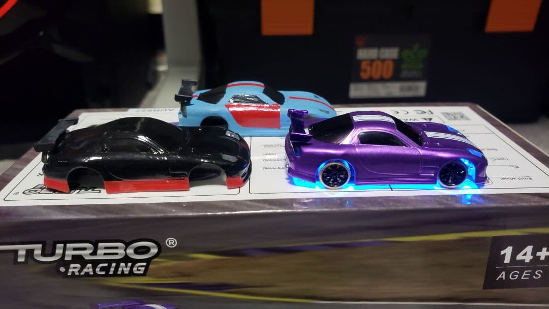 Turbo Racing 1/76 C61 ジャイロ・LED搭載ドリフトRC