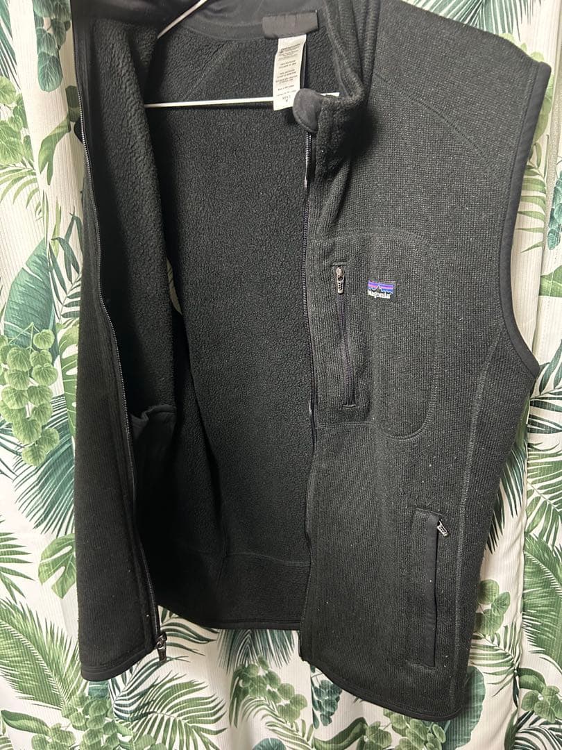 t*o様 patagonia初期型 ブラックベターセーターベストM
